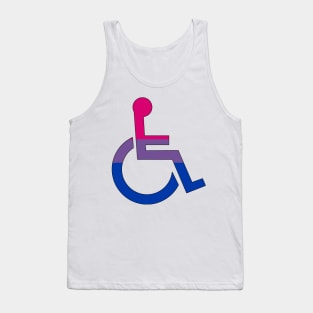 Disabled Bisexual Pride Tank Top